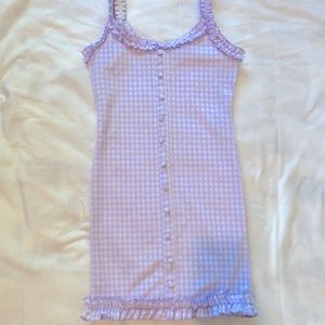 Super cute Forever 21 ruffled bodycon dress size XS